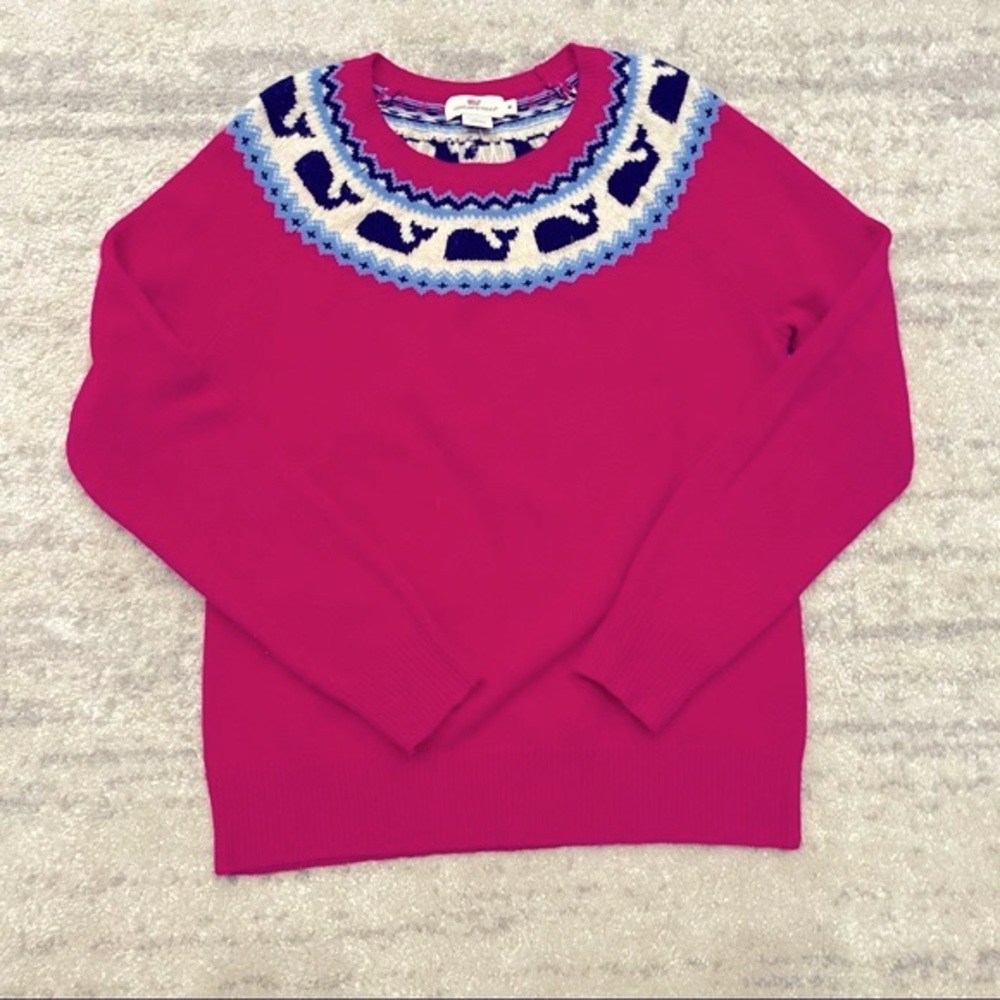 Vineyard Vines Whale Isle York Lambswool Sweater M